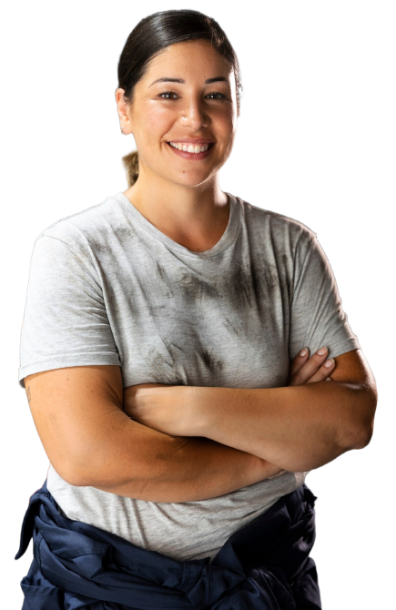 Foto de uma trabalhadora